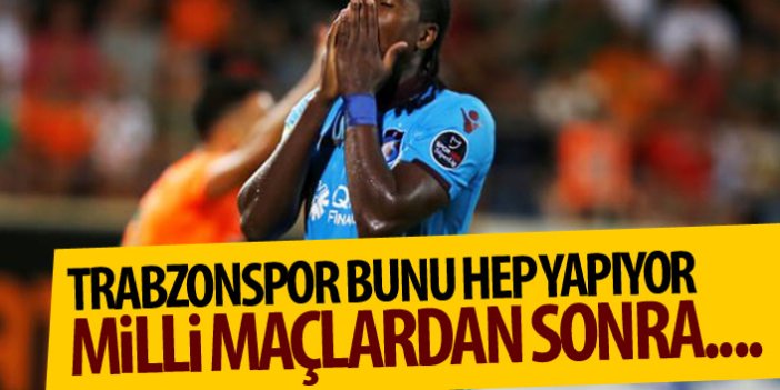 Trabzonspor'a milli ara yaramıyor