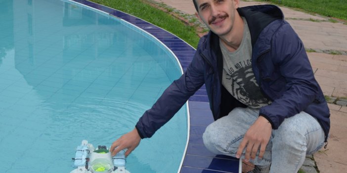 Trabzon'da öğrenciler üretti: Su altı drone!