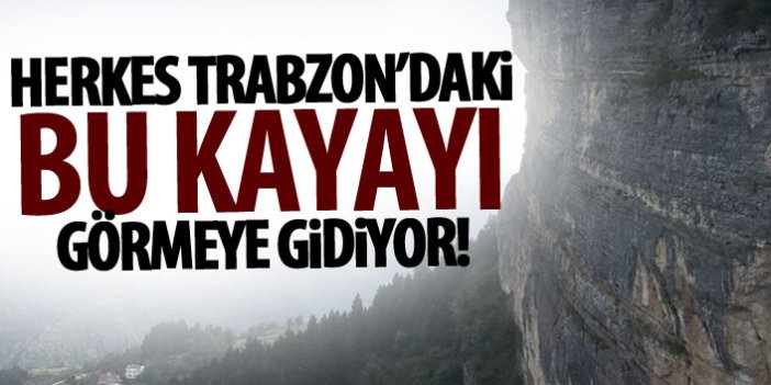 Herkes Trabzon'daki bu kayaları görmeye gidiyor!