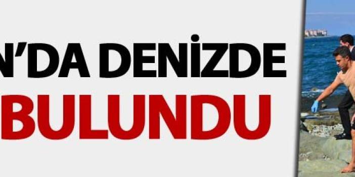 Trabzon'un Akçaabat ilçesinde denizde kadın cesedi bulundu. 2 Ekim 2018