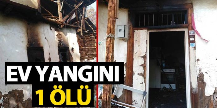 Giresun'da ev yangını: 1 ölü
