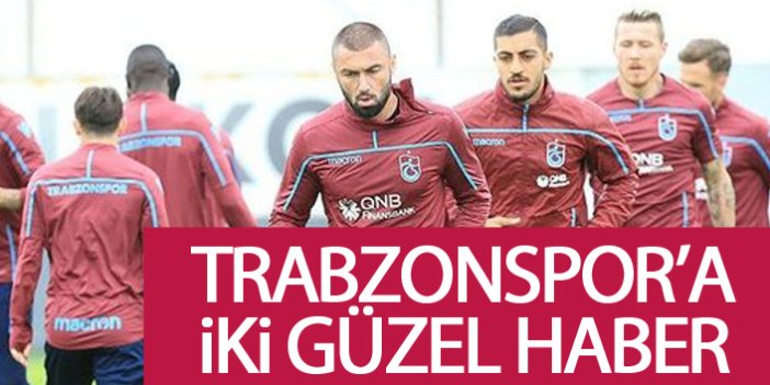 Trabzonspor'a Akhisar maçı öncesi iki müjde