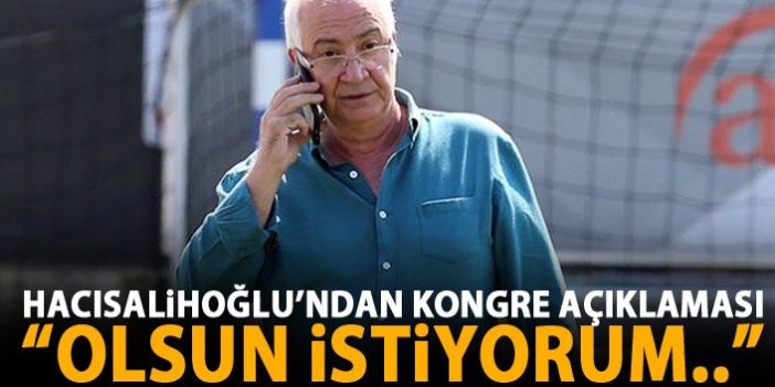 Hayrettin Hacısalihoğlu: ''Ahmet Ağaoğlu devam etmeli''