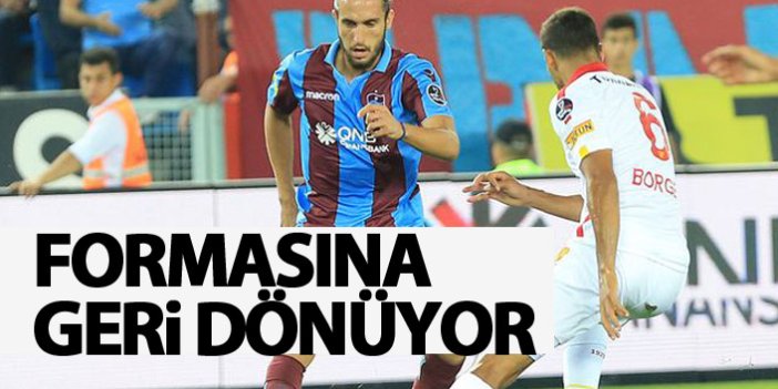 Trabzonspor'un yıldızı formasına geri dönüyor