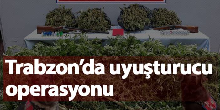 Trabzon'da uyuşturucu operasyonu! 51 kilogram esrar ele geçirildi