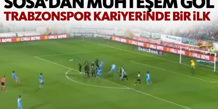 Trabzonspor'un yıldızı ilk golünü attı!