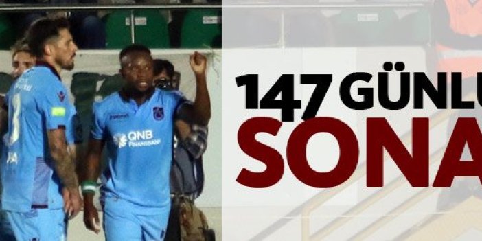Trabzonspor’da  147 günlük hasret sona erdi