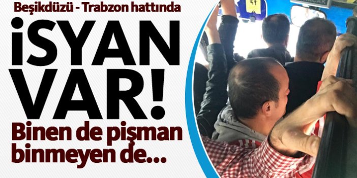 Beşikdüzü – Trabzon Hattında Belediye otobüsü isyanı