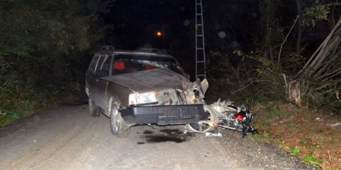 Samsun’da otomobil ile motosiklet çarpıştı: 3 yaralı