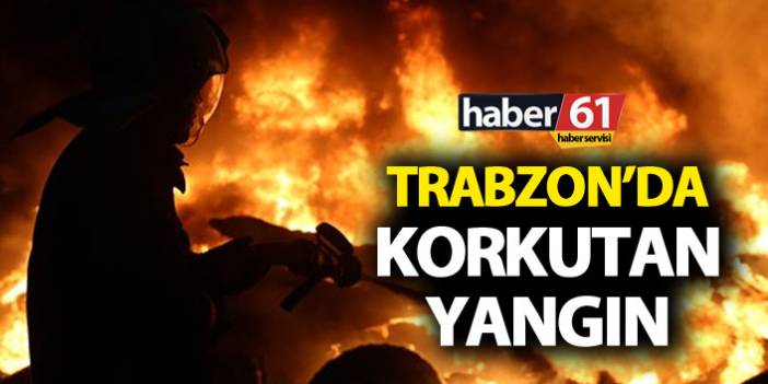 Trabzon'da Apartmanın Bodrum katında çıkan yangın korkuttu. 17 Ekim 2018
