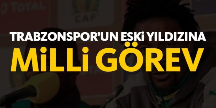Trabzonspor'un eski yıldızına milli görev
