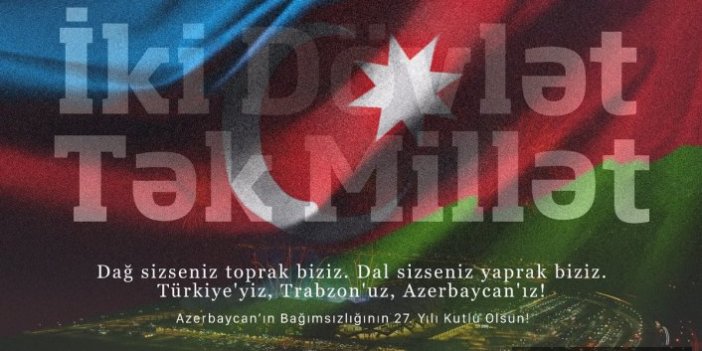 Trabzonspor'dan Azerbaycan mesajı