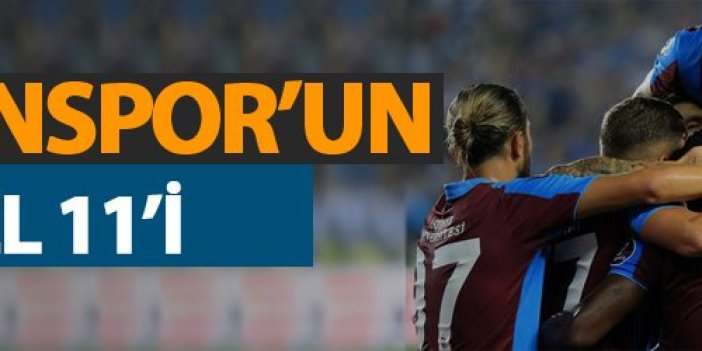 Trabzonspor'un muhtemel Büyükşehir Belediye Erzurumspor 11'i