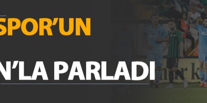 Trabzonspor'un bekleri Karaman ile parladı