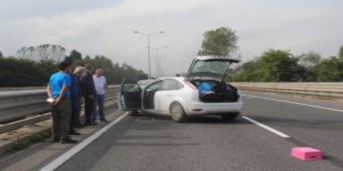 Ordu-Samsun sınırında kaza: 3 yaralı