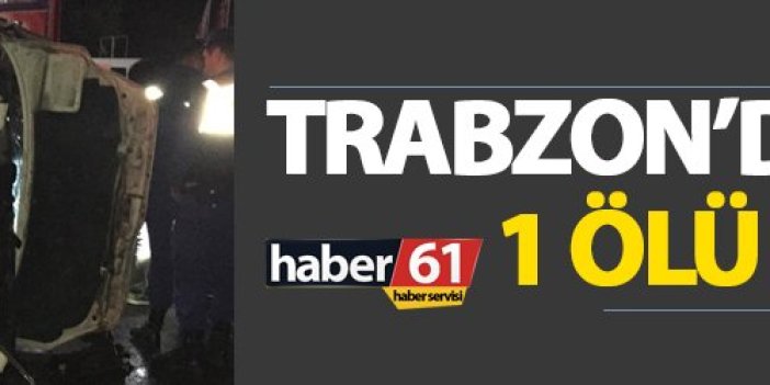 Son Dakika! Trabzon'da kaza - 1 ölü 9 yaralı