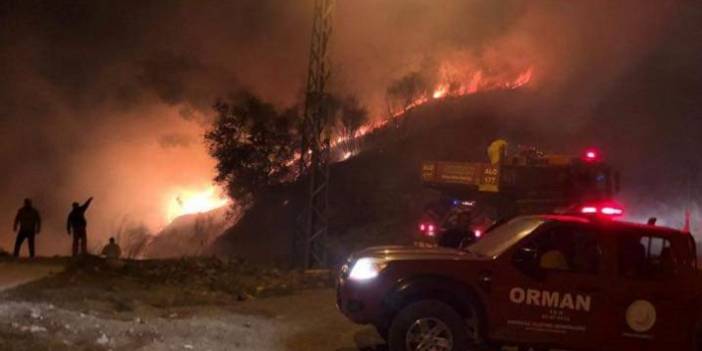 Hatay'da orman yangını - 21 Ekim 2018