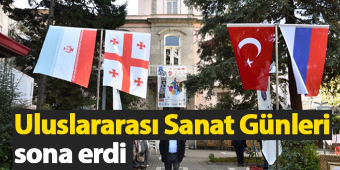 Trabzon'da "Sanat Günleri" sona erdi