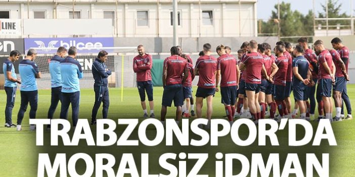 Trabzonspor'da moralsiz idman