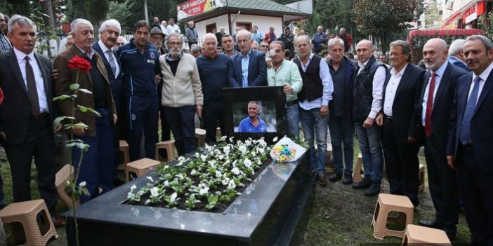 Trabzonspor'un efsanesi mezarı başında anıldı