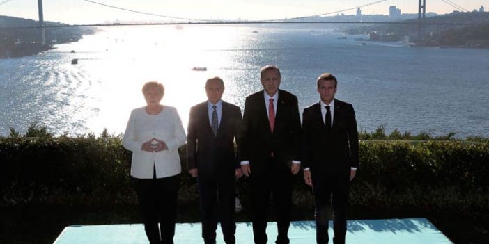 4 lider bugün İstanbul'da Suriye için bir araya geldi