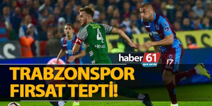 Trabzonspor fırsatı kaçırdı!