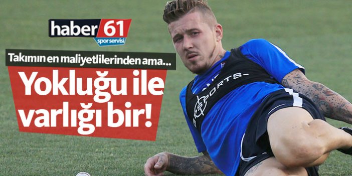 Trabzonspor'da Kucka'nın varlığı ile yokluğu bir!