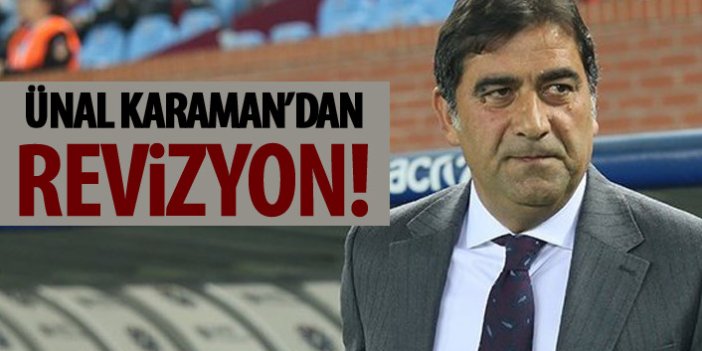 Trabzonspor kadrosunda revizyon