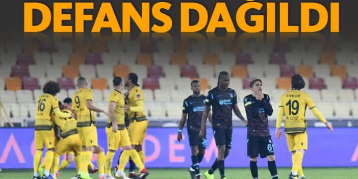 Trabzonspor'un defansı dağıldı