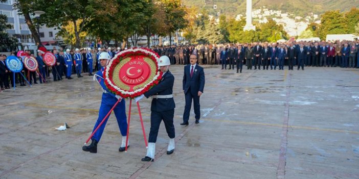 Ordu'da Atatürk'ün Anma Töreni düzenlendi