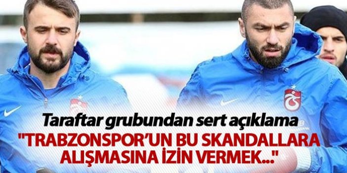 "Trabzonspor’un bu skandallara alışmasına izin vermek..."