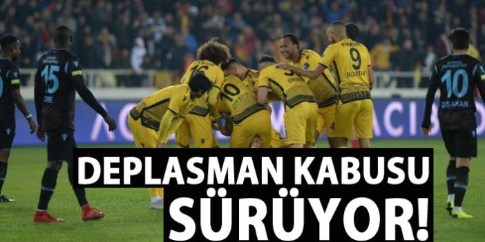 Trabzonspor'un deplasman'da 12 haftada5 puan topladı. 11-11-2018