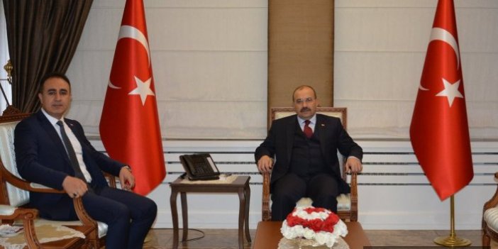 Başsavcı Tuncel'den Vali Ustaoğlu'na ziyaret