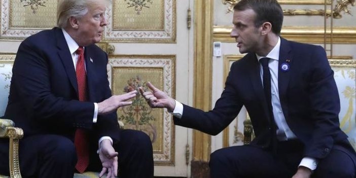 Trump'tan Macron'a çok sert Avrupa Ordusu tepkisi!