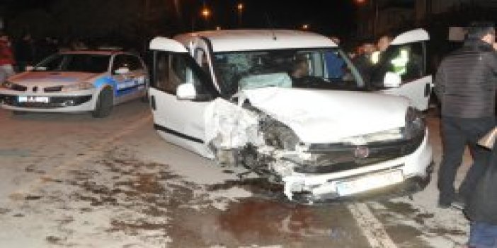 Bafra'da kaza: 4 yaralı