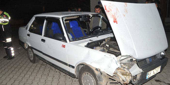 Samsun'da otomobil ile motorsiklet çarpıştı: 1 yaralı