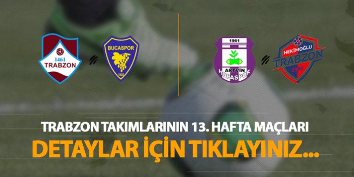 TFF 3. Lig Trabzon takımlarının Pazar mesaisi| Karşılaşmanın detayları...