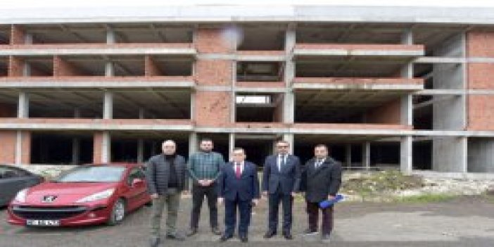 Trabzon'da önemli merkezin inşaatı sürüyor
