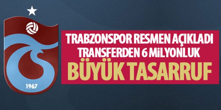 Trabzonspor resmen açıkladı! Transfer ayrıntısı dikkat çekti!