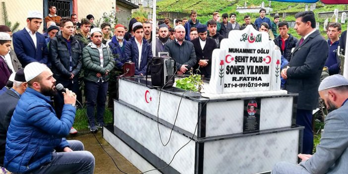 Trabzon'da şehit polis memuru anıldı