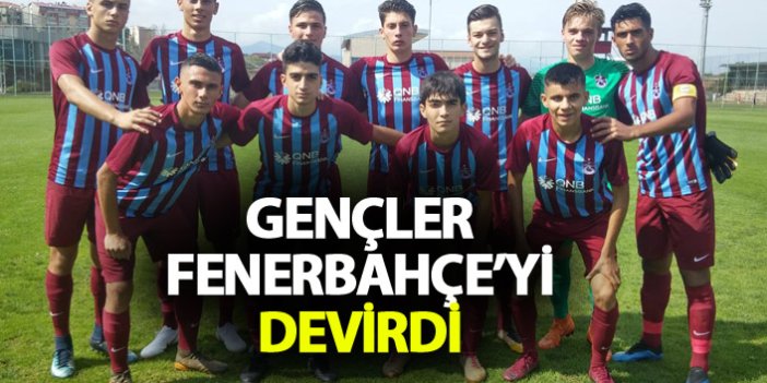 Trabzonspor'un gençleri Fenerbahçe'yi mağlup etti