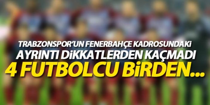 Trabzonspor'da alt yapıdan 4 oyuncu