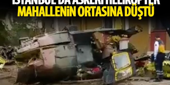 Son Dakika! İstanbul'da askeri helikopter düştü - 4 şehit