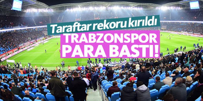 Trabzonspor'dan seyirci rekoru