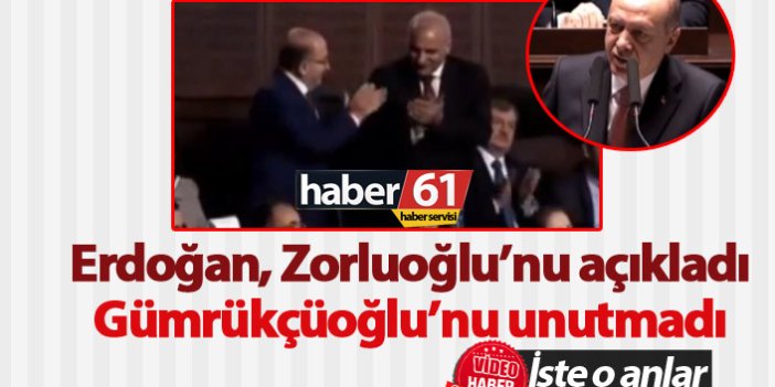 Erdoğan, Zorluoğlu'nu açıkladı, Gümrükçüoğlu'na teşekkür etti