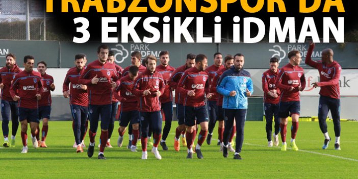 Trabzonspor Kayseri maçı hazırlıklarına devam etti