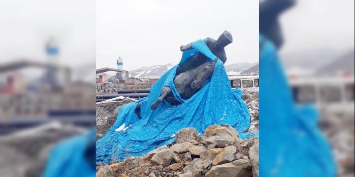 Yerinden sökülen Atatürk heykellerinin hali kızdırdı!