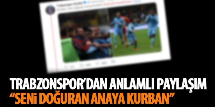 Trabzonspor'dan anlamlı Ekuban paylaşımı