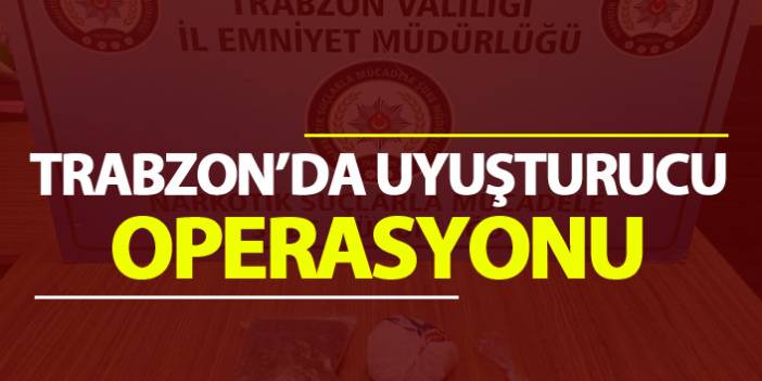 Trabzon'da 34 plakalı araçta uyuşturucu madde bulundu! 2 kişi gözaltına alındı