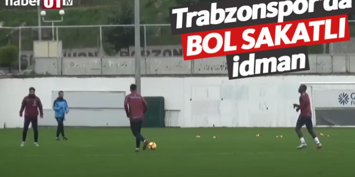 Trabzonspor'da bol sakatlı idman